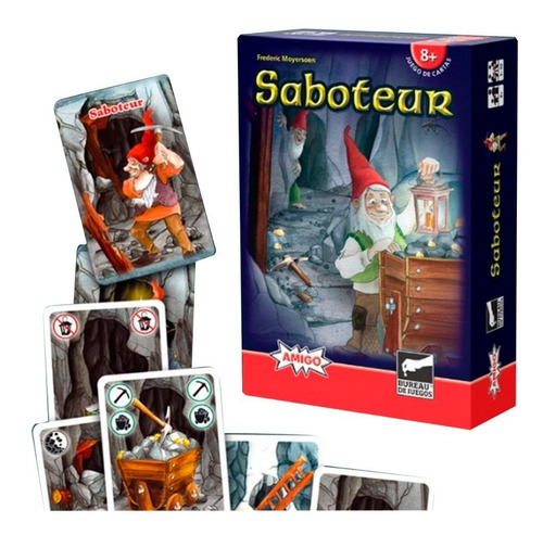 Imagen 2 de 4 de Saboteur Juego De Mesa Buró Familiar