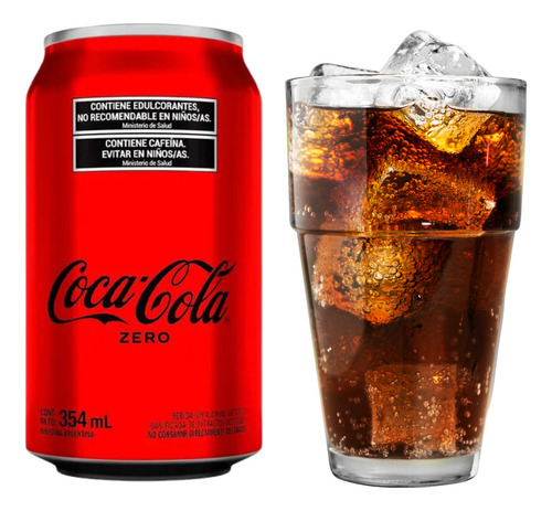 Coca Cola Lata 354ml Zero Pack X18 Gaseosa Zetta Bebidas