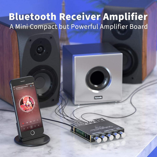Imagen 3 de 4 de Placa Amplificadora Bluetooth 5.0 50wx2+100w Subwoofer