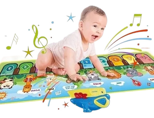 Juguete Mat Piano Musical Para Niños Animal Piano Music Mat