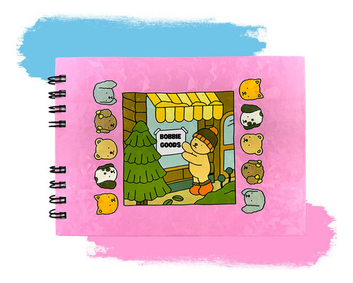 W Libro For Colorear Bobbie Goods, 50 Hojas, Dibujos,