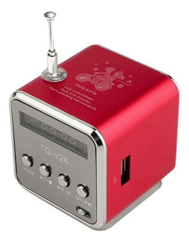 Lazhu Mini Parlante Td-v26 Receptor De Radio Fm