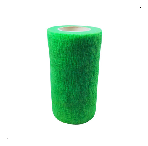 Bandagem Elástica Adesiva 10cm X 2m Verde Escuro Höppner