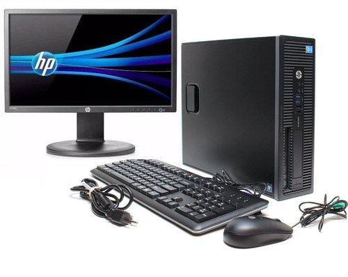 Cpu + Monitor Hp Prodesk Core I7 4gb 500gb 20 Pol - Novo