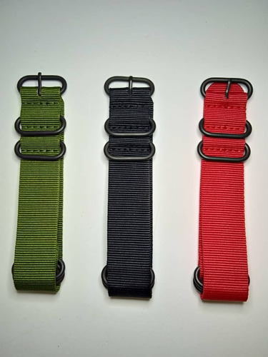 Correa Reloj Victorinox Nylon Lona Medidas  20 22 Y 24 Mm  