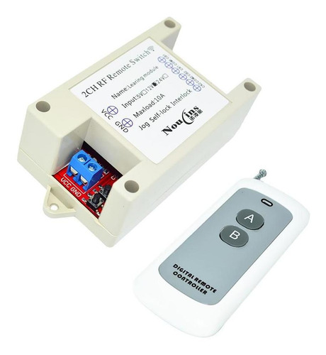 Imagen 8 de 8 de 12v Interruptor De Control Remoto 2-canales 433m 2-botón