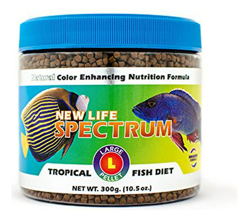 Comida Para Peces - New Life Spectrum Large 300g (serie Natu