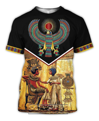 Playera Impresa En 3d Con Símbolos Del Antiguo Egipto