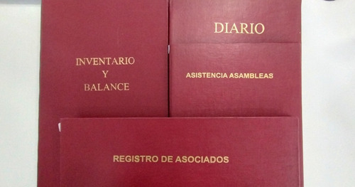 Pack Societario:inv. Y Bal + Diario + Reg. Asociados + As.as
