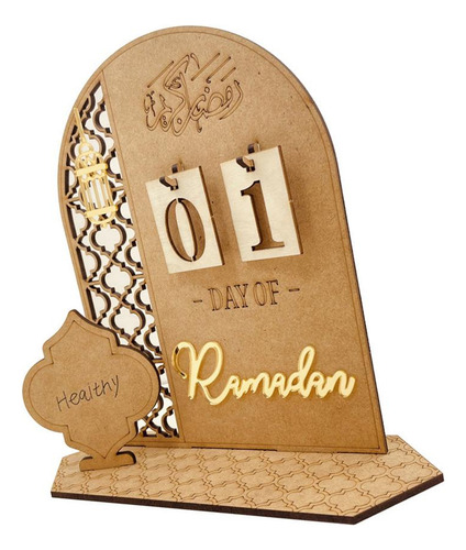 Decoraciones De Ramadan Decorations, De Madera, Para Calenda