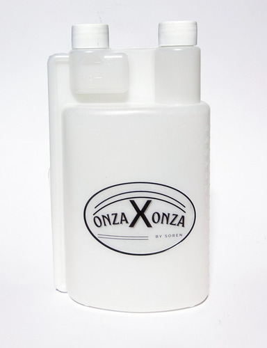 Onza X Onza Licorera Plástica Con Dosificador, 1 Lt Blanco