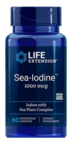 Sea Iodo Marinho 1000 mcg 60 cápsulas Life Extension