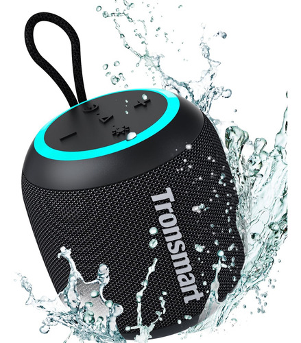 Alto-falante Bluetooth portátil compacto Tronsmart T7 Mini com cor clara preta 110v