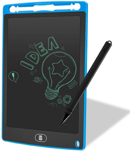 Tableta de Dibujo gráfico con lápiz óptico zhichu985 11.14 Tableta de Escritura LCD de 7.28 pulg Azul Tablero de Escritura electrónico Tablero de Dibujo Digital Durable 