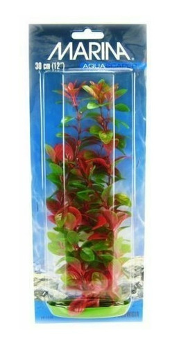 Adorno Marina Planta Artificial Red Ludwigia 30cm - Acuarios