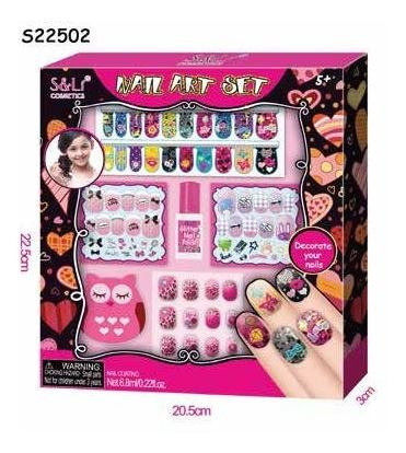 Set De Uñas Cosmetica Para Niñas 2502 Isud