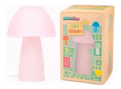 Lu-ces Lámpara Velador Luz Infantil Hongo Original Diseño