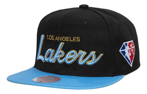 75th Anniversary Gold Snapback Los Angeles Lakers