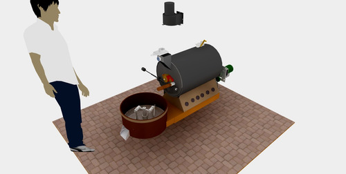 Imagen 4 de 6 de Tostadora De Cafe, .artesanal O Industrial Diseño3d