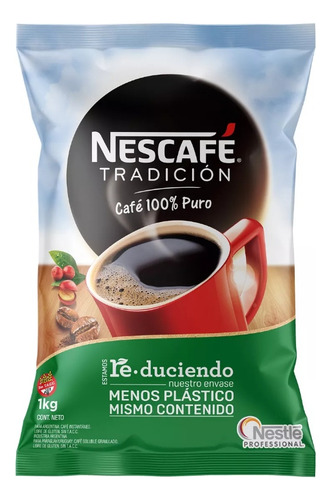 Cafe Nescafé Clásico Por 1 Kg.café Instantáneo Sin Azúcar. 