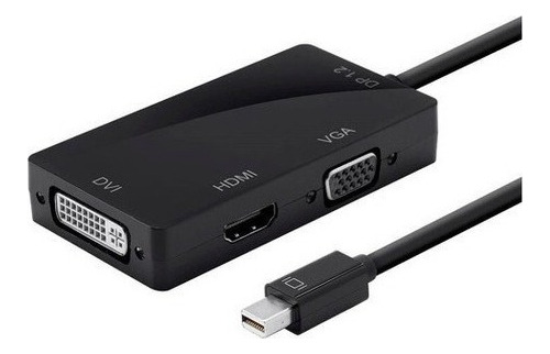 Convertidor Minidp A Hdmi Vga Dvi Tres En Uno