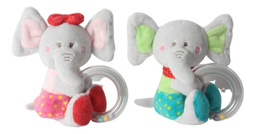 Sonajero Elefante De Peluche Divino Nene Nena Elefantito 