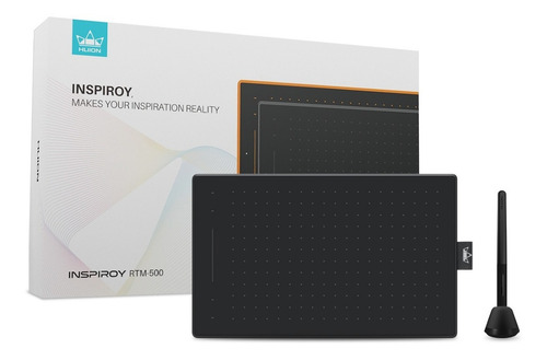 Tableta Digitalizadora Huion Inspiroy Rtm-500 Negra Dibujo Color Black