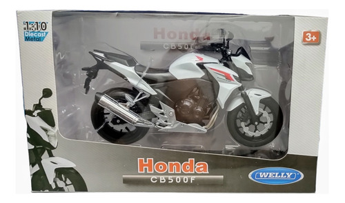 Honda Cb500f,escala 1:10,welly, 21cms De Largo. 
