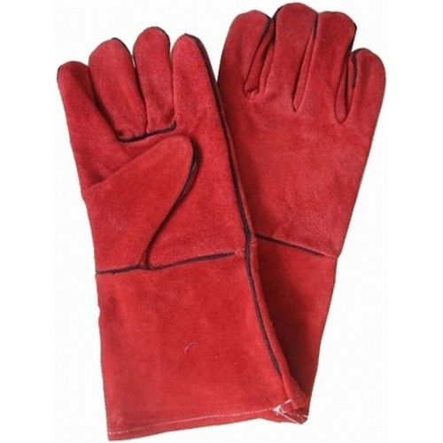 Guante Soldador Rojo/forro Kevlar