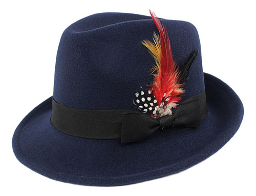 Sombrero Fedora De Fieltro For Hombre Y Mujer, Sombrero Vin