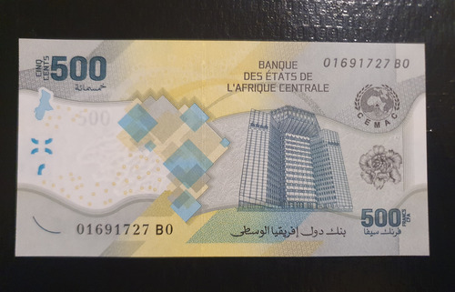Estados De Africa Central 500 Francos 2020 Sin Circular Unc
