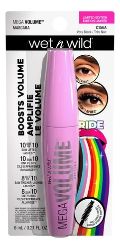 Máscara Wet N Wild Pride Mega Volume, 10 Ml, Resistente Al A