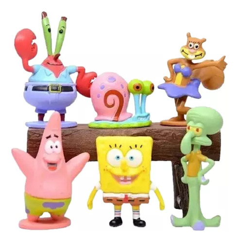 Enfeite Bonecos Personagens Do Bob Esponja Vários Modelos