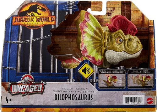Jurassic World Rowdy Roars Uncaged Dilophosaurus