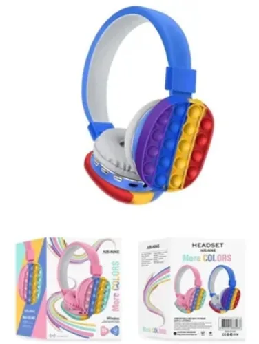 Diadema Push Pop It Audífonos Bluetooth Tip Balaca Unicornio