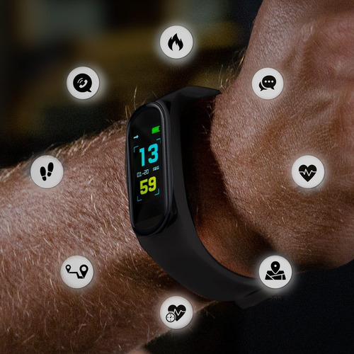 Relógio Smartwatch Masculino Tuguir Troca Pulseira Original