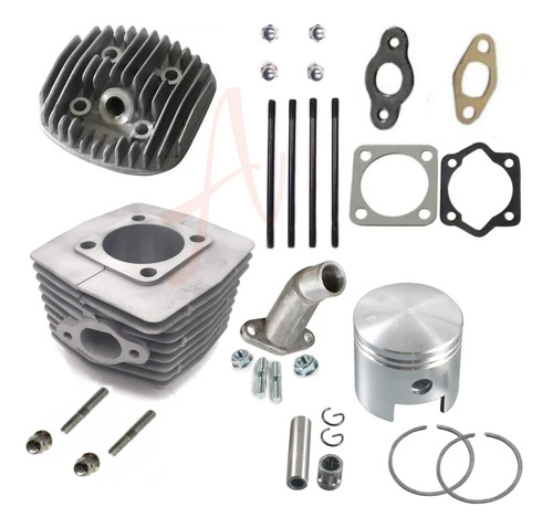 Kit De Cilindro Completo 80cc Ciclomotor Bicimoto