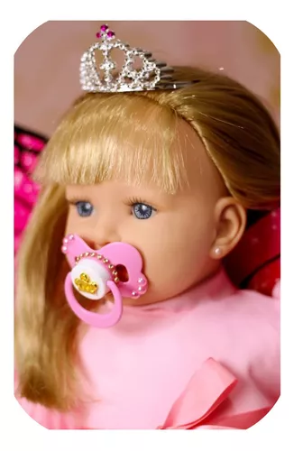 Boneca Bebê Reborn Barata Siliconada Linda Baby Dolls Loira - USA Magazine