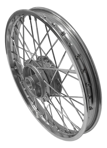 Roda Traseira Hunter Dream Dafra Shineray Raio 4mm C/ Rol Es