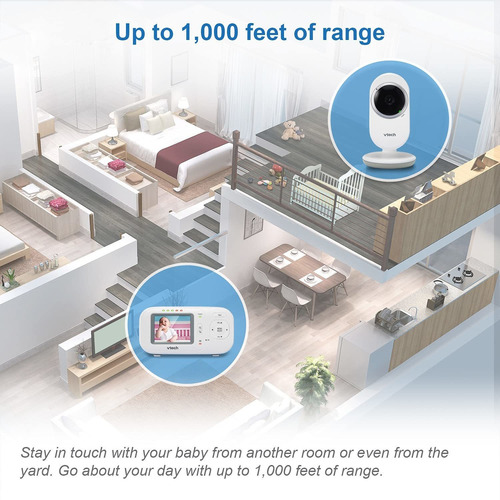 Vtech, Vm320. Video Monitor Para Bebe,