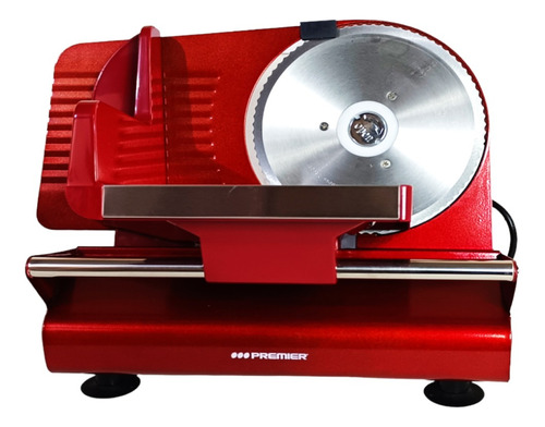 Rebanador De Embutidos Premier 400 W Acero Inox Rojo