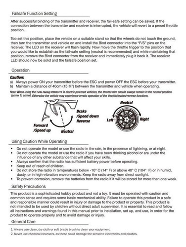 Yi Sistema De Radio Proporcional Digital De 3 Canales De