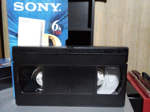 3 Fitas Virgens De Videocassete Vhs Sony Ed Max T-120