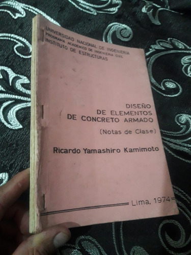 Libro Diseño De Elementos De Concreto Armado Yamashiro