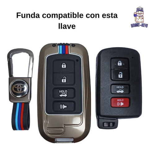 Su Funda Zinc For Llave Avalon Camry Corolla Prius Rav4