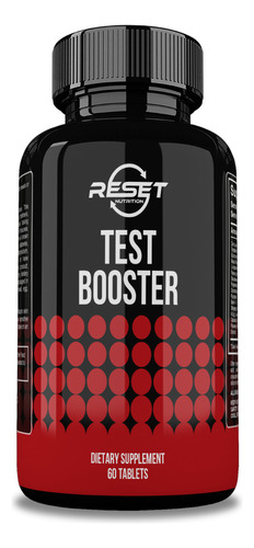 Reset Nutrition | Test Booster | Potencializador para hombres | Tongkat Ali | 60 tabletas | Hecho en USA