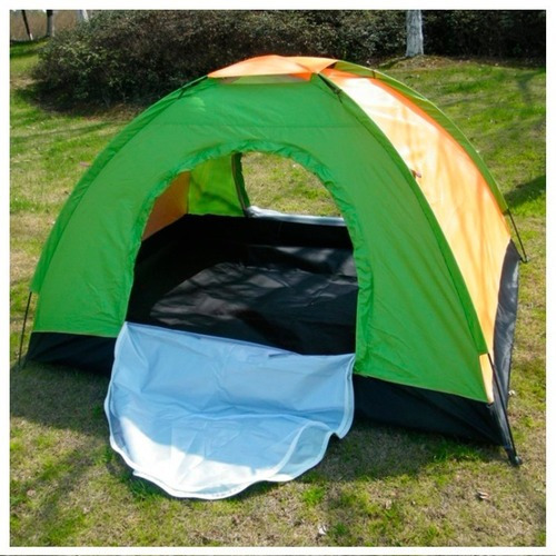 Carpa Camping Semi Impermeable 4 Personas Armable Colores