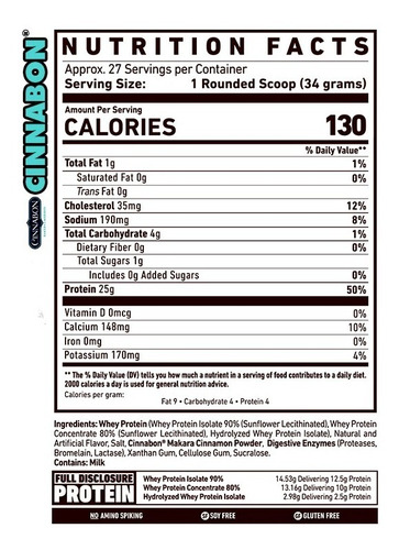 Proteina Ghost Whey 2 Lbs 27 Servicios Sabor Cinnabon Roll