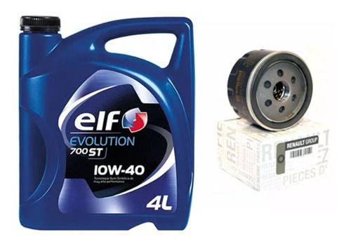 Aceite Elf 10w40 + Filtro Original Renault Fluence 2015