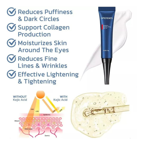5 Unidades De Crema Para Ojos Openeyes Awaken Peptide Li